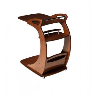 Подкатной столик "Фаворит" (орех) Вис