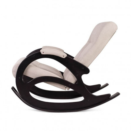 Кресло-качалка К-5 (венге / 02 - светло-серый)