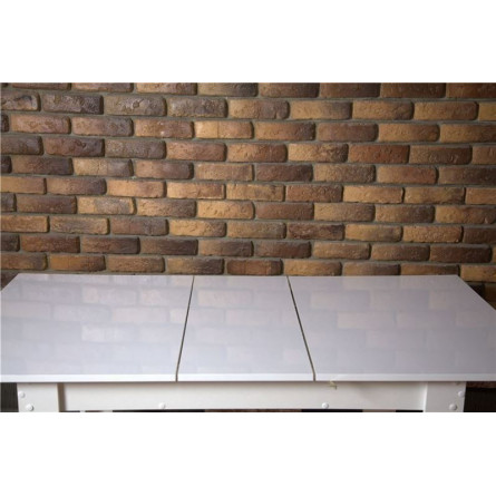 Стол Премьер раздвижной (угол 90/цвет белый)