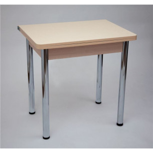 Стол обеденный ЛС-831 (Бежевые круги/ ноги...