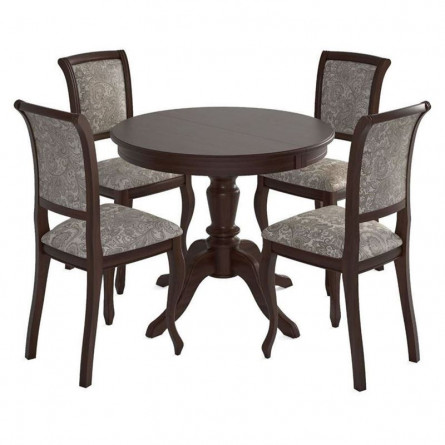 Стол "Эгина-2" (Темный орех/шпон дуб) Тип 2