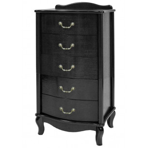 Комод "Джульетта" узкий 5 ящ.(венге) Вис