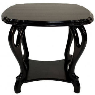 Стол журнальный "Кофейный П" (венге) Вис