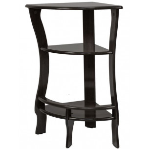 Этажерка угловая "Грейс" (венге ) Вис