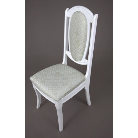 Стул "Королевский" (Белый/ткань Пассаж)