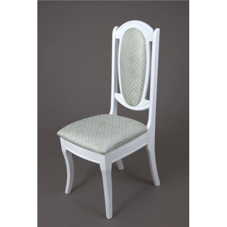 Стул "Королевский" (Белый/ткань Пассаж)