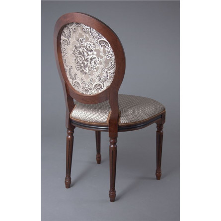 Стул "Милорд-15" (Темный орех+патина / ткань...