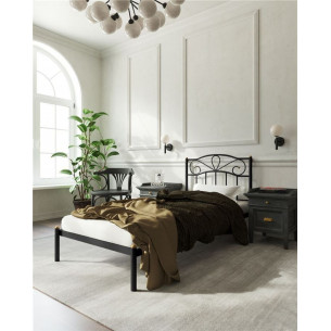 Кровать "Глэдис" без изножья (90х200/ноги металл/цвет...