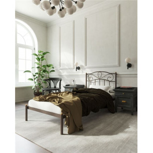 Кровать "Глэдис" без изножья (90х200/ноги металл/цвет...