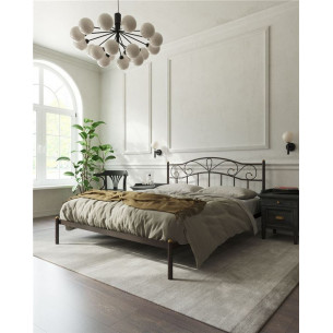 Кровать "Глэдис" без изножья (140х200/ноги металл/цвет...