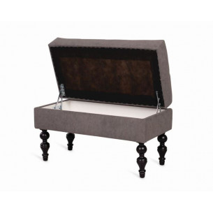 Банкетка Виктория (венге / RS15 - серый)