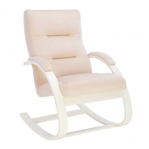 Кресло-качалка Милано (Слоновая кость/ткань V18)