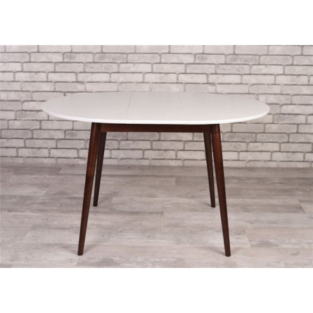 Стол Алиса-1000 (белый/темный) раздвижной