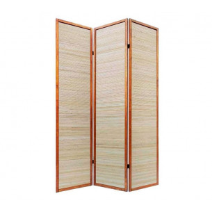 Ширма 1010-3 (каркас-орех/бамбук-натурель)