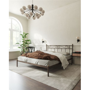 Кровать "Франческа" без изножья (160х200/ноги металл/цвет...