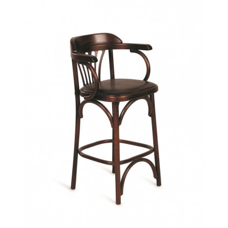 Стул барный 650 Венский мягкий (темный тон,...