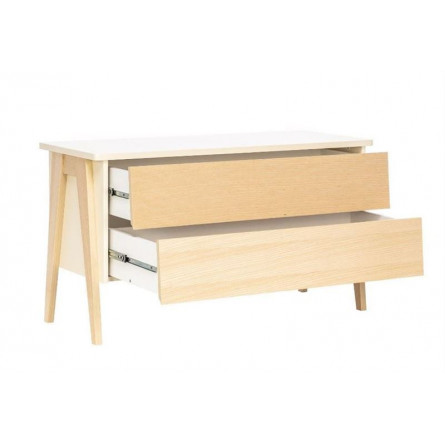 Комод "Сканди" 2 ящ. (Натуральное дерево/дуб...