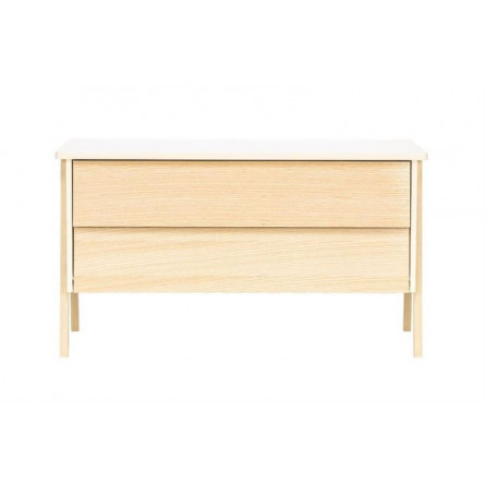 Комод "Сканди" 2 ящ. (Натуральное дерево/дуб...