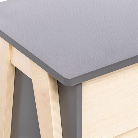 ТВ-тумба "Сканди" (Натуральное дерево/серый ясень)