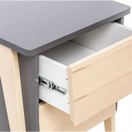 Тумбочка "Сканди" 2 ящ. (Натуральное...