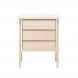 Тумбочка "Сканди" 3 ящ. (Натуральное дерево/дуб шампань)