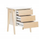 Тумбочка "Сканди" 3 ящ. (Натуральное дерево/дуб шампань)