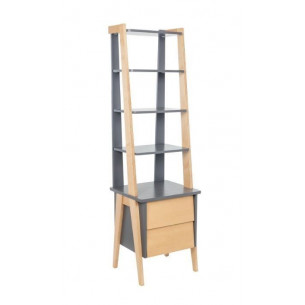 Этажерка "Сканди" с тумбой 2 ящ. (Натуральное...