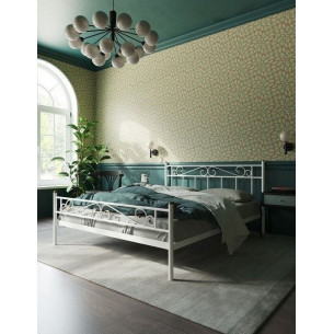 Кровать "Франческа" с изножьем (120х200/ноги металл/цвет...
