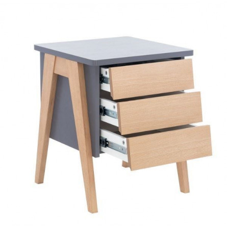 Тумбочка "Сканди" 3 ящ. (Натуральное...