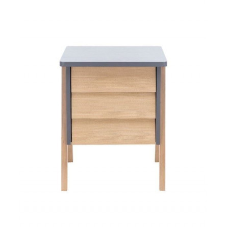 Тумбочка "Сканди" 3 ящ. (Натуральное...