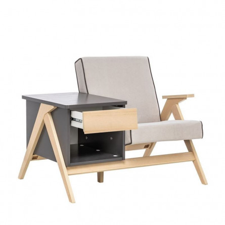 Сканди комбо (кресло+тумба) (Натуральное...