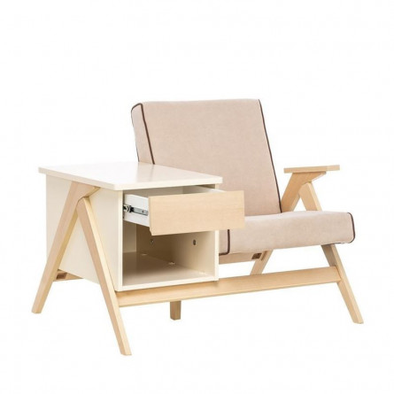 Сканди комбо (кресло+тумба) (Натуральное...