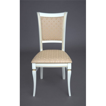 Стул "Ника" (Эмаль 11+ патина золото/ткань...