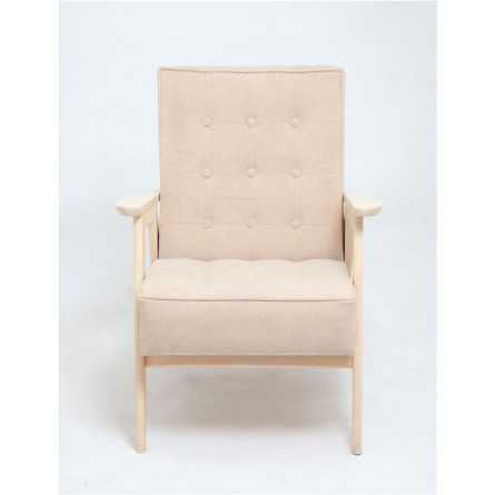 Кресло РЕТРО (беленый дуб / RS3 - бежевый)