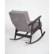 Кресло-качалка РЕТРО (венге / RS 15 - темно-серый)