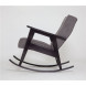 Кресло-качалка РЕТРО (венге / RS 15 - темно-серый)