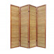 Ширма 1010-4 (каркас-орех/бамбук-коньяк)