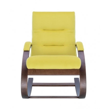 Кресло-качалка Милано (Орех текстура/ткань V 28)