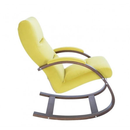 Кресло-качалка Милано (Орех текстура/ткань V 28)