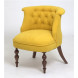 Кресло Бархат (темный тон / G07- желтый)