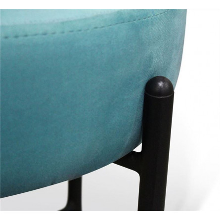 Банкетка В 4-SHT (ткань-металл/голубая...