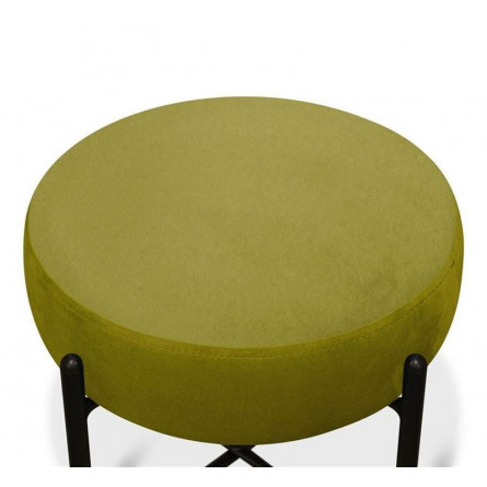 Банкетка В 4-SHT (ткань-металл/фисташкой-черный...