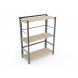 Стеллаж СЛС-1/800 (ясень светлый шимо)