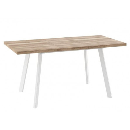 БОРГ-120(160)х80стол раздвижной Дуб каньон/Белый