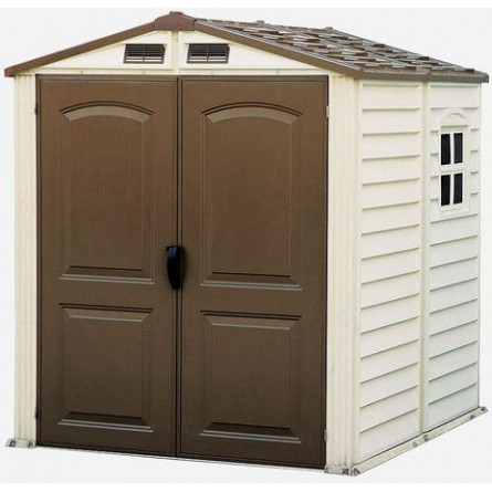 Сарай-хозблок STOREMATE (СтореМейт) пластиковый размером 167х245х223 для дачи