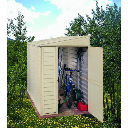 ПЛАСТИКОВЫЙ САРАЙ SIDEMATE 4X8 (ГХШ 2,4М Х 1,2М)