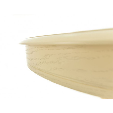 Стол Фабрицио 1 D100/Береза, шпон/100(130)*100*75/Тон 10 Слоновая кость/Слоновая кость/