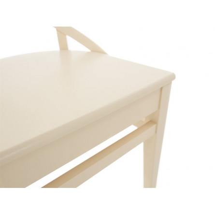 Стул Соло Венский жёсткий/Массив березы Тон 10, RAL 1015 Слоновая кость/Слоновая кость