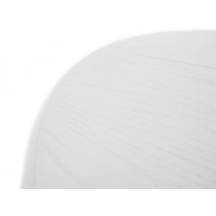 Стол Фабрицио D100/Береза, шпон/100(130)*100*75/Тон 9 Эмаль белая/Эмаль белая/