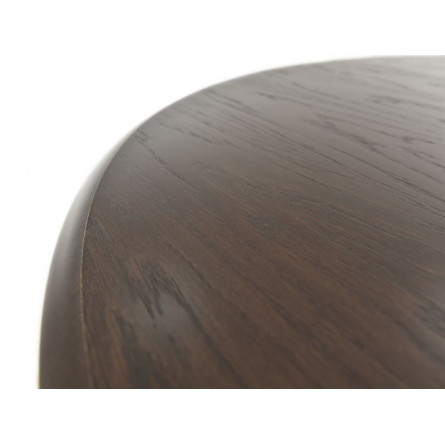 Стол Фабрицио D100/Береза, шпон/100(130)*100*75/Тон 7 Орех темный/Орех темный/